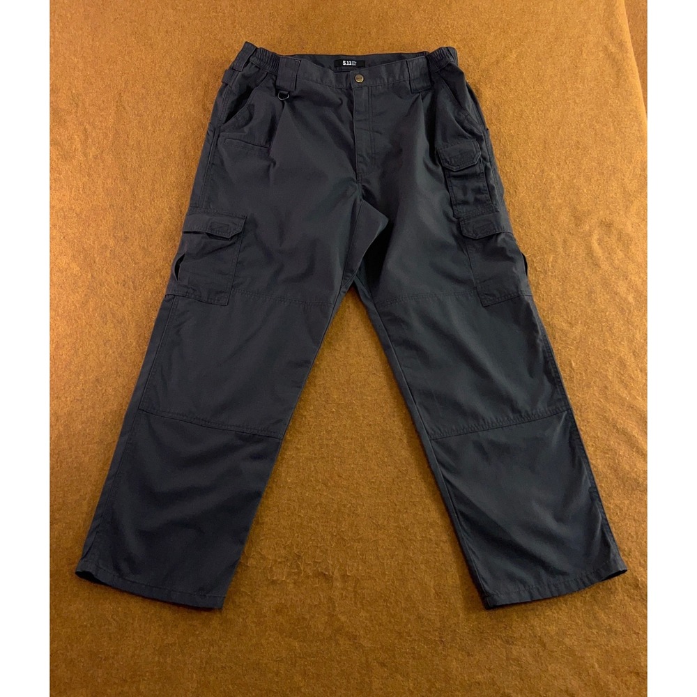 5.11 Tactical Mens 38x30 Navy Blue Ripstop Cargo Pants